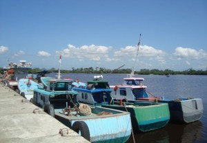 Pelabuhan Kuala Bubon, Samatiga, Aceh Barat, salah satu pelabuhan di pantai barat selatan Aceh yang akan ditingkatkan pembangunannya oleh Pemerintah Aceh. (Foto |DKP Aceh)