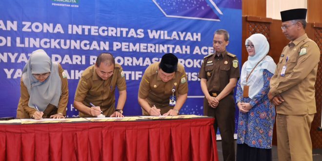 Tiga Skpa Canangkan Zona Integritas Wilayah Bebas Korupsi Pikiran Merdeka