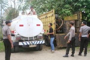 Polsek Gandapura Sita Minyak Mentah Tanpa Izin