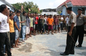 Polisi Geledah Lapas Lhokseumawe