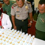 TNI Kodim Aceh Utara Jalani Tes Urine