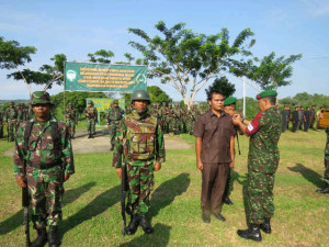 Dandim 0110 Abdya Gelar Pasukan Pengamanan Wilayah