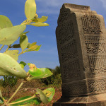 Batu nisan yang memiliki tipologi Kesultanan Samudra Pasai makam Syaikh Tuan Kamil wafat tahun 930 Hijriyah (Foto M Iqbal)