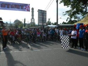 Seribuan Sepeda Santai Meriahkan HUT Abdya Ke-12