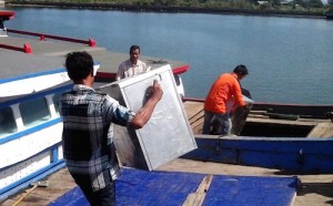 Distribusikan Logistik, PPK Pulo Aceh Sewa Perahu Rp 2,5 juta