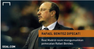 RESMI: Real Madrid Pecat Rafael Benitez