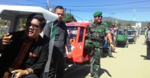 Pawai Bersama Bupati Gayo Lues, Ini Keluh Kesah Abang Becak