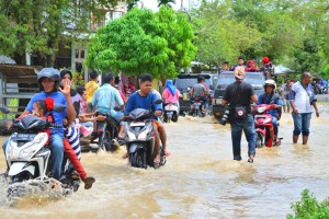 Banjir, Warga Lima Kecamatan di Aceh Utara Mengungsi