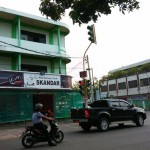 Nasgor Skandar di Simpang Empat Jalan Pocut Baren FOTO Makmur Dimila