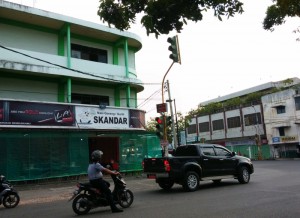 Nasgor Skandar di Simpang Empat Jalan Pocut Baren FOTO Makmur Dimila