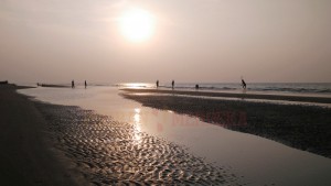 Sunset di Pantai Bantayan