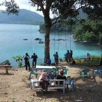 Objek wisata Bukit Guha Sarang, Sabang. Pengelola usaha destinasi ini, Syahrizal, masih menggunakan tarif masuk atas inisiatifnya sendiri, yaitu Rp5 ribu per orang, karena belum adanya qanun pariwisata dari pemko