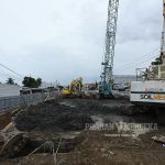 Proyek fly over Simpang Surabaya, Banda Aceh. (Foto Pikiran Merdeka/Oviyandi)