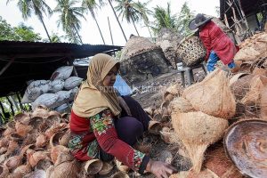 Arang Batok Kelapa - (Photo PM/Oviyandi Emnur)