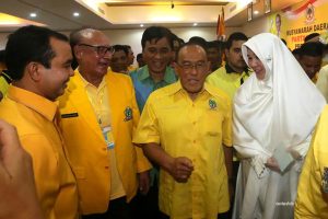 Golkar Aburizal Bakrie Tarmizi dan illiza sa'aduddin djamal. (Antarafoto)