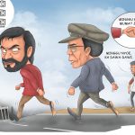 Karikatur Muzakir Manaf - Irwandi Yusuf