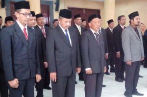 Jelang Akhir Masa Jabatan, Bupati Aceh Barat Lakukan Mutasi