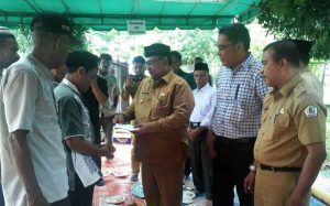 Pemkab Acut Beri Santunan untuk Keluarga Korban Disambar Petir