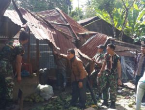 Hujan Disertai Angin Kencang, Satu Rumah Warga Susoh Hancur Tertimpa Pohon