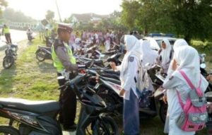 Operasi Zebra, Hunting Sistem Sat Lantas Polres Abes Jaring Ratusan Siswa