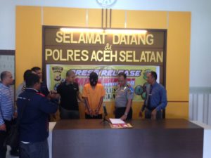 Jual Sabu, Seorang Petani di Aceh Selatan Diciduk Polisi