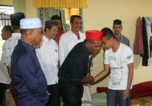 Bupati Pidie Saweu Kafilah MTQ di Aceh Timur