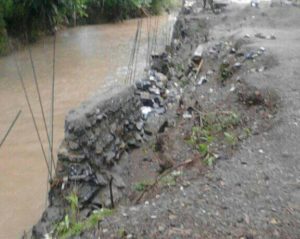 Baru Dibangun, Pengaman Tebing Sungai Ladang Tuha Ambruk