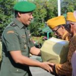 Kodim 0107 Aceh Selatan Santuni Veteran dan Warakawuri TNI AD