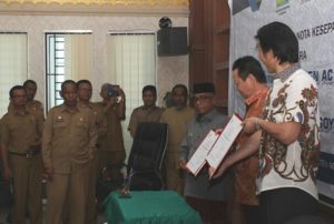 Pemkab Aceh Besar Teken MoU dengan Perusahaan Alat Tulis Kantor asal Jepang