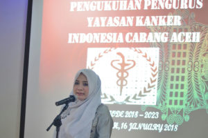 Darwati Abdul Gani ketua Yayasan Kanker Indonesia. (ist)