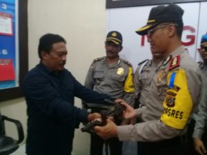 Jelang Pergantian Tahun, Polres Nagan Raya Terima Senpi Sisa Konflik