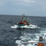 Kapal Asing yang Diamankan PSDKP di Selat Malaka Tiba di Lampulo