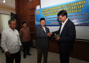 Aceh Besar dan Unsyiah Teken MoU Bidang Pengembangan SDM dan Penelitian