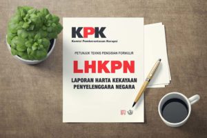 Ilustrasi formulir LHKPN KPK