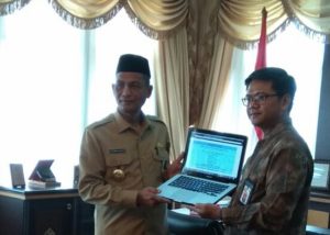 Bupati Nagan Sampaikan SPT Secara Online