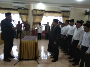 Bupati Lantik Ketua, Wakil dan Pengurus Baitul Mal Aceh Singkil 