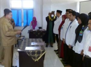 Lantik 26 Pegawai RSUD Teuku Umar, Ini pesan Sekda Aceh Jaya