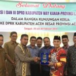 DPRD Way Kanan Studi Banding Pemilihan Geuchik ke Aceh Besar