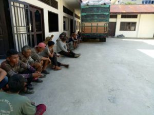 Terkait Penangkapan 6 Ton Arang, Puluhan Warga Datangi Kantor KPH Wilayah III Aceh