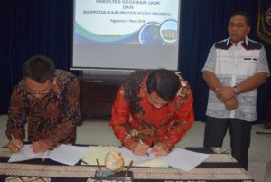 Pemkab Aceh Singkil Jalin Kerjasama dengan UGM