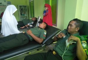 HUT ke-72, Persit Gelar Aksi Donor Darah