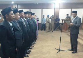 Isi Kabinet Baru, Bupati Nagan Lantik Sembilan Pejabat Eselon II