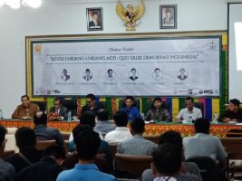 Fakultas Hukum Unsyiah Gelar Diskusi Publik Membahas UU MD3