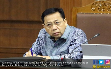 Setya Novanto Dihukum 15 Tahun Penjara