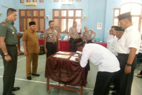 ‎180 Calon Geuchik Deklarasi Pilchiksung Damai