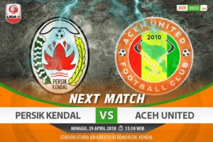 Persik Kendal Vs Aceh United, Pede Hadapi Laga Kedua