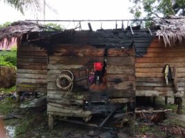 Rumah Milik Janda Miskin Terbakar