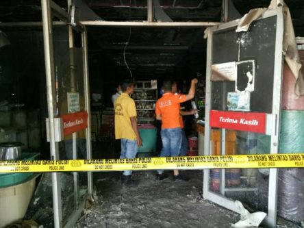 Swalayan di Langsa Terbakar