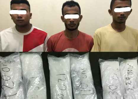 Bawa 1 Kg Sabu, Tiga Pemuda Pidie Jaya Dibekuk di Bandara SIM