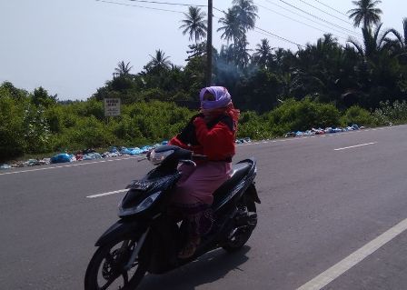 Lokasi Pembangunan Mapolres Pijay Jadi Tempat Pembuangan Sampah